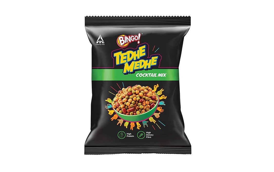 Bingo Tedhe Medhe Cocktail Mix-    Pack  180 grams
